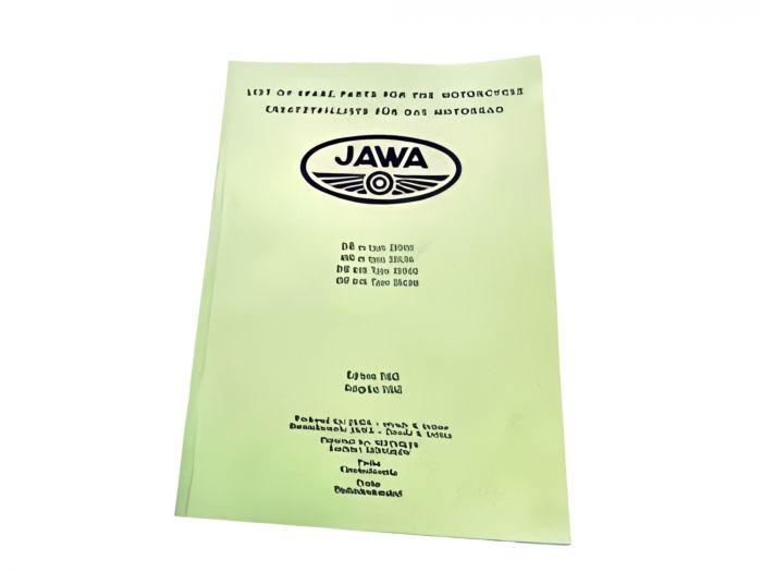 Ersatzteilliste JAWA 250 350 Typ 559 354 in 2 Sprachen