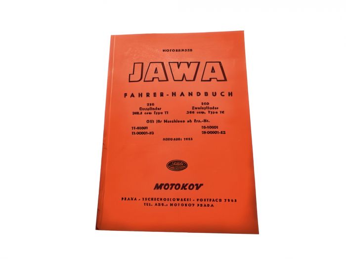 Fahrerhandbuch JAWA Perak 250 350 deutsch