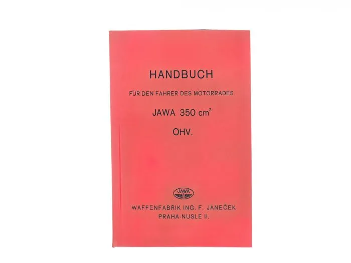 Handbuch für den Fahrer JAWA 350 OHV deutsch