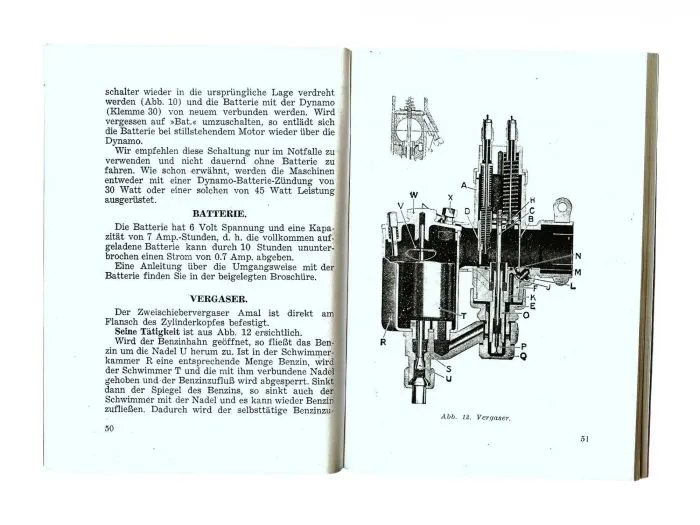 Handbuch für den Fahrer JAWA 350 OHV deutsch