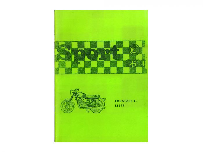 Ersatzteilkatalog CZ 250 Typ 471 deutsch