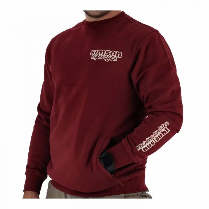 Pullover Simson Lifestyle brombeere