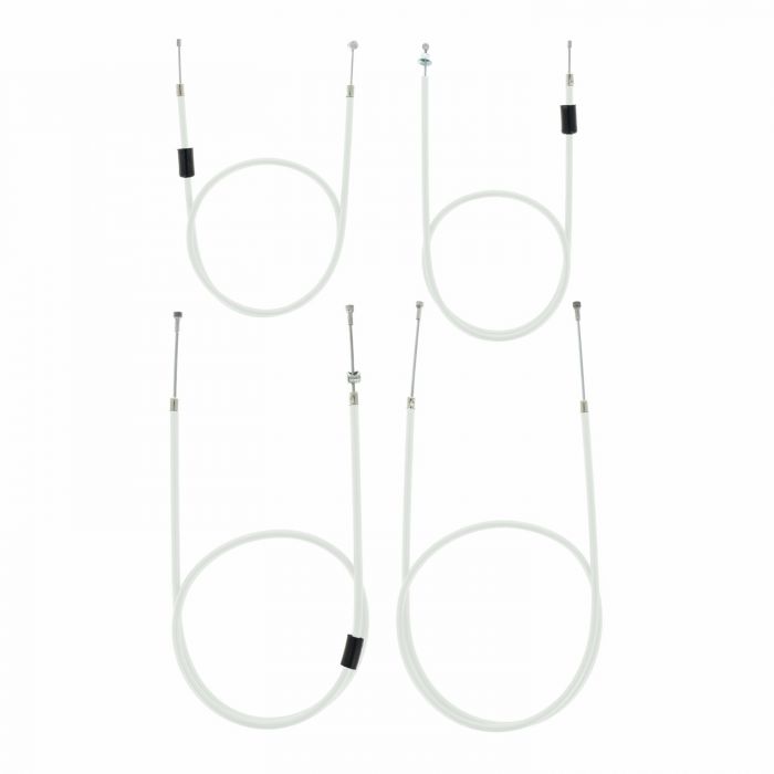 SET Bowdenzüge SIMSON S51 S70 BVF-Vergaser - WEISS