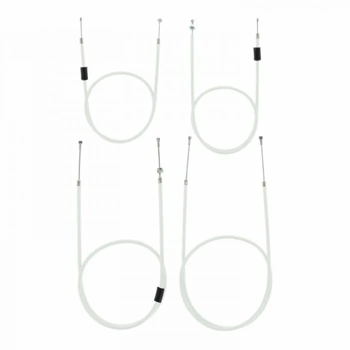 SET Bowdenzüge SIMSON S51 S70 BVF-Vergaser - WEISS