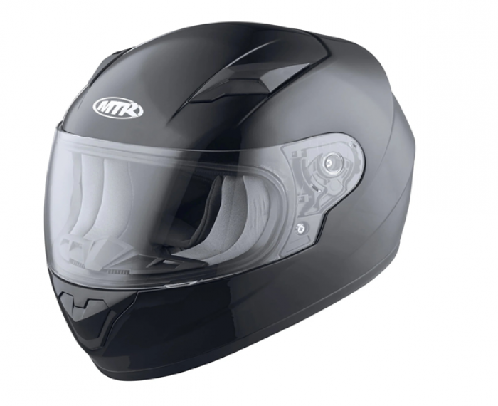 Kinderhelm Integralhelm MTR schwarz glänzend