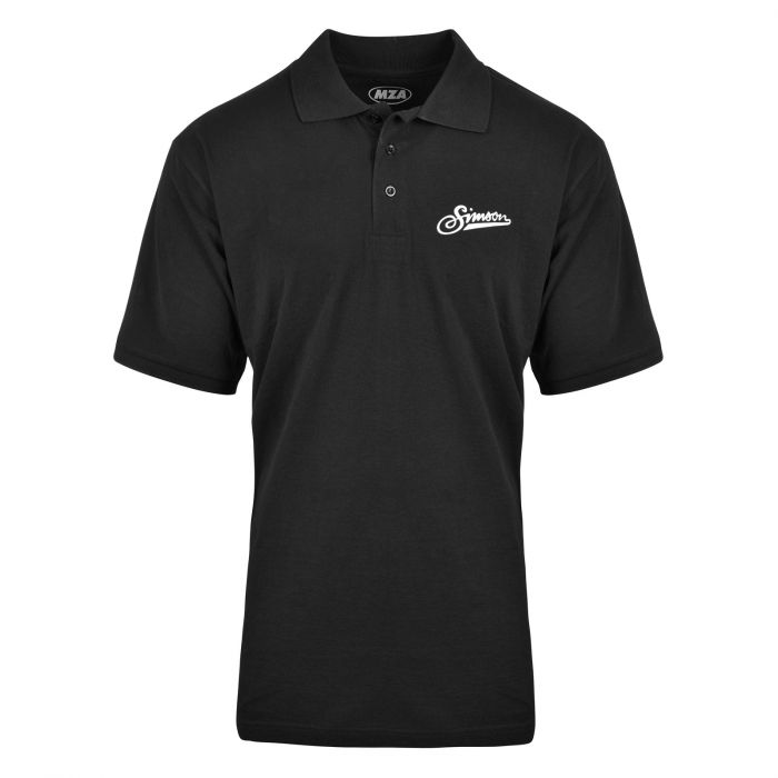 Poloshirt schwarz "SIMSON"