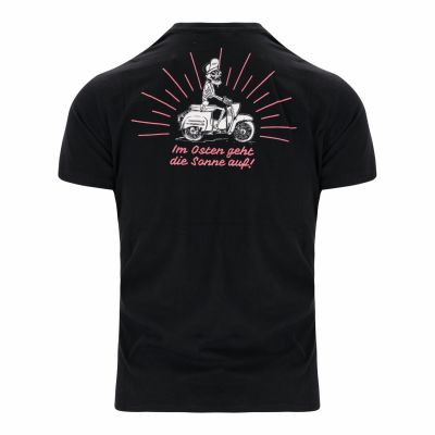 T-Shirt SIMSON Racing Team Schwalbe Osten schwarz