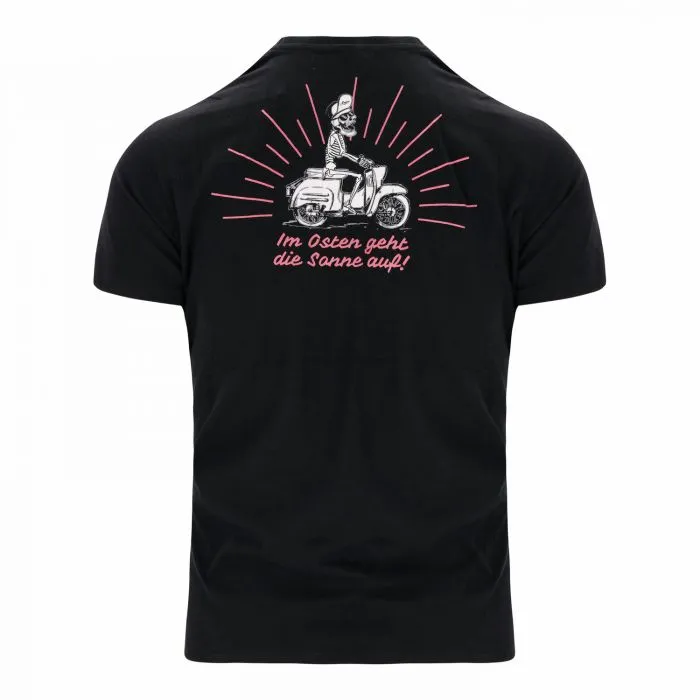 T-Shirt SIMSON Racing Team Schwalbe Osten schwarz
