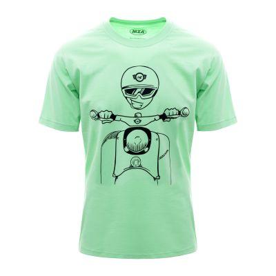 T-Shirt SIMSON Schwalbe Kumpel mintgrün