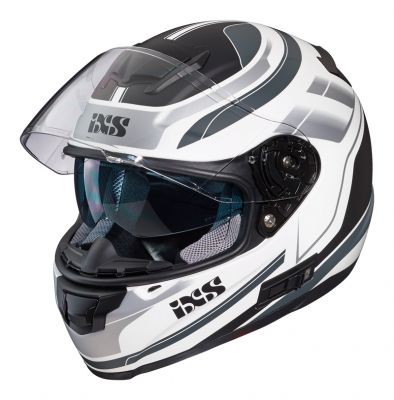 Integralhelm IXS 215 2.0 matt-weiss grau weiss