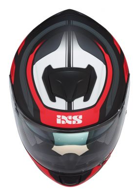 Integralhelm IXS 215 2.0 matt-schwarz rot weiss