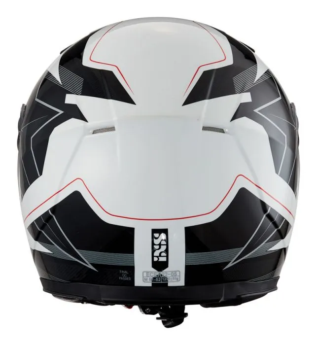 Kinderhelm IXS 135 KID 2.0 weiss-schwarz-rot