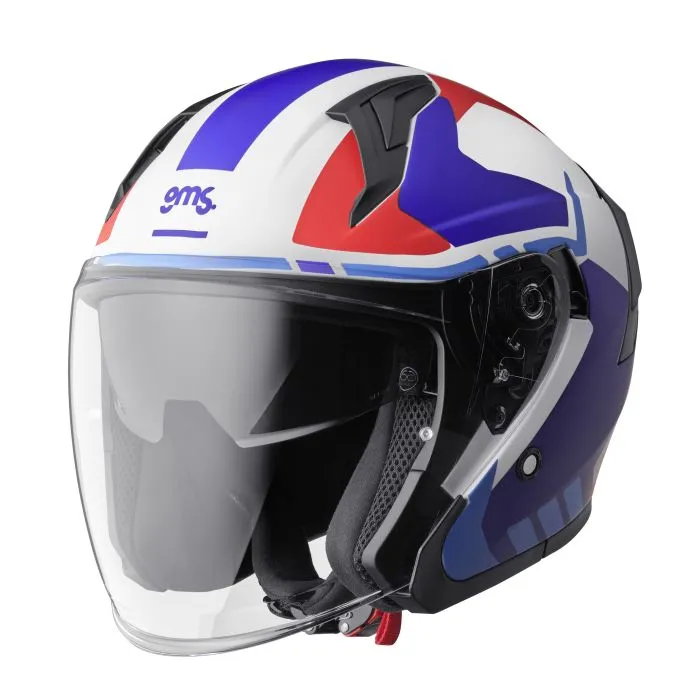 Jethelm Vectus Graphic matt-blau-rot