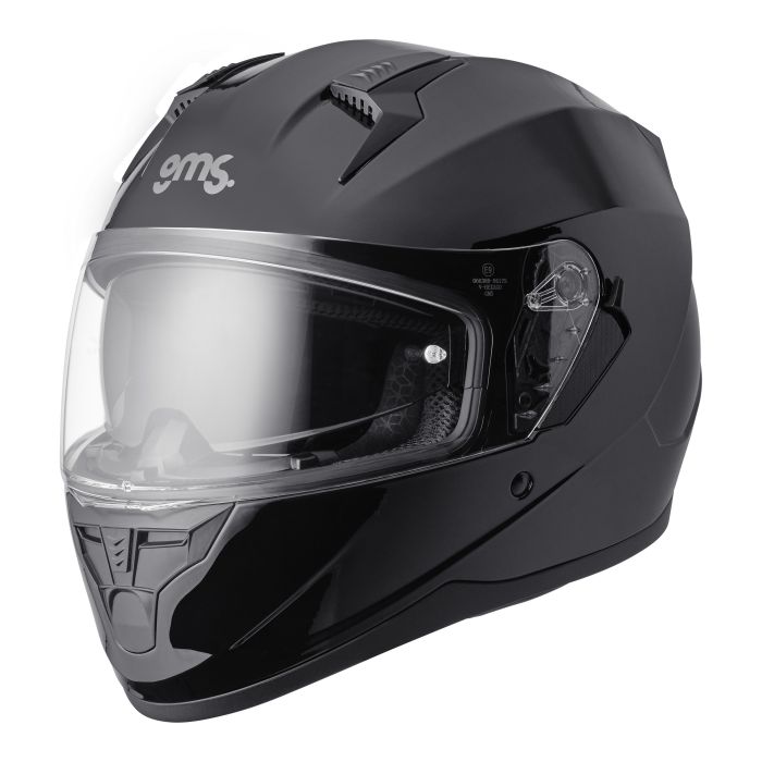 Integralhelm Hexago Graphic gms ​schwarz glänzend