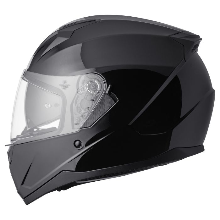 Integralhelm Hexago Graphic gms ​schwarz glänzend