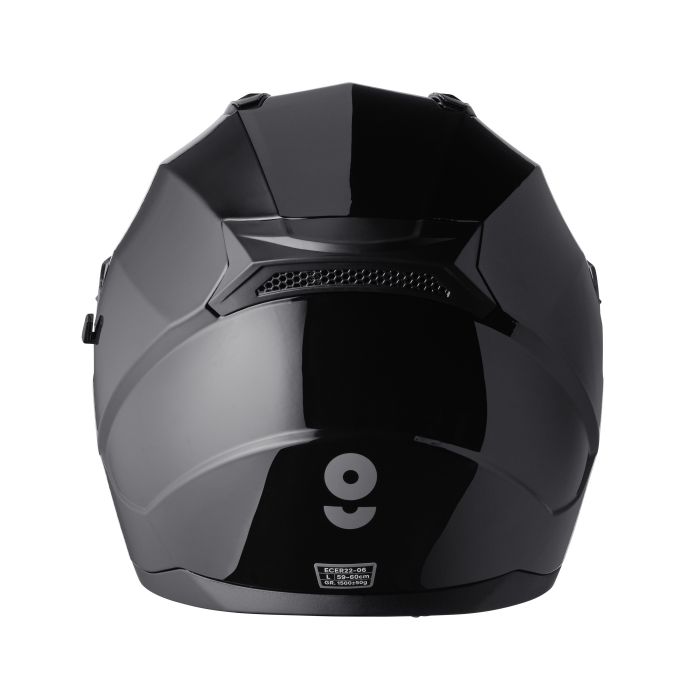 Integralhelm Hexago Graphic gms ​schwarz glänzend