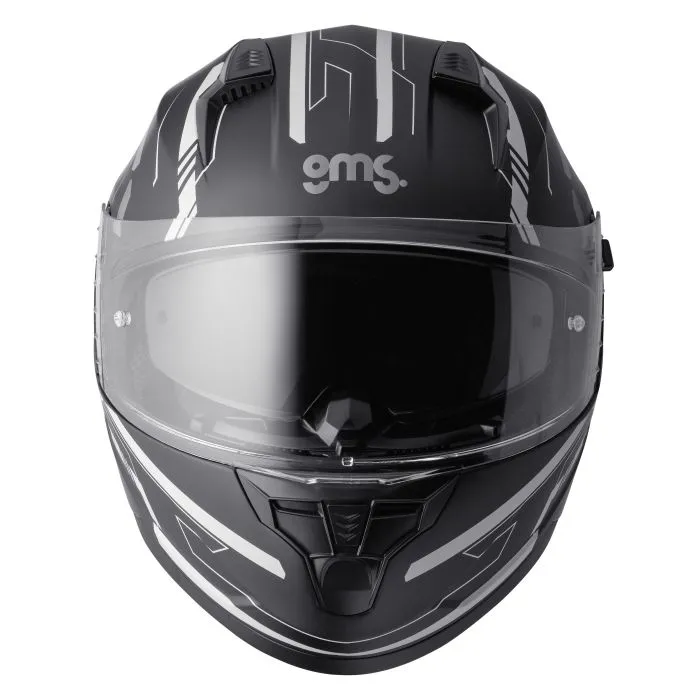 Integralhelm Hexago Graphic gms matt-grau