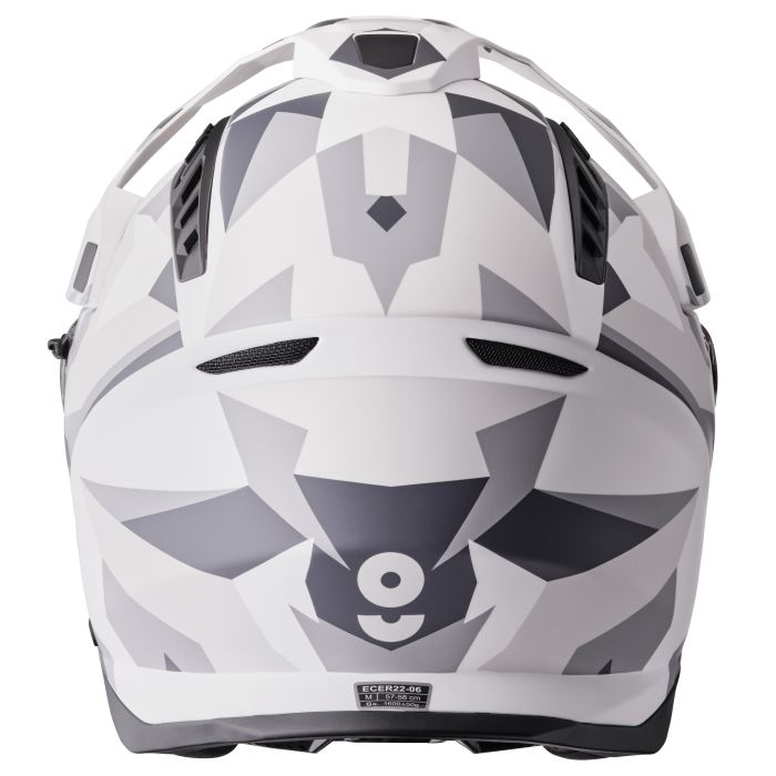 Endurohelm Adventus Camo gms weiss-grau matt