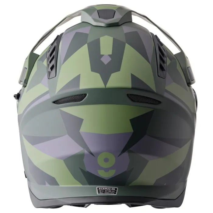 Endurohelm Adventus Camo gms grün-schwarz matt