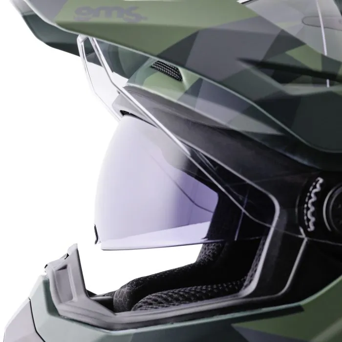 Endurohelm Adventus Camo gms grün-schwarz matt