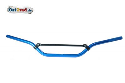 Guidon Cross pour Simson S50 S51 S53, Alu-Bleu