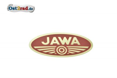 Autocollant logo JAWA  ovale petit