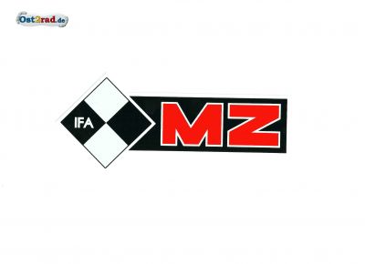 Sticker MZ IFA on the left