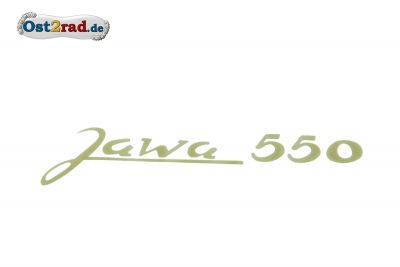 Autocollant, inscription JAWA Pionier type 550