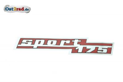 Aufkleber Seitendeckel CZ Sport 175 Typ 477