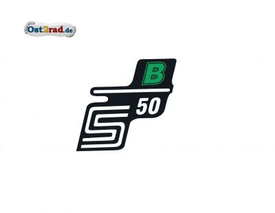 Sticker for page lid S50 B green