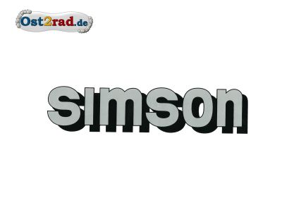 SIMSON stickers for the tank in silver