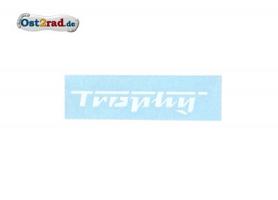 Adhésif  réservoir MZ ES 125 150 Trophy blanc
