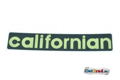 Aufkleber californian Seitendeckel Jawa California