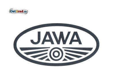 Jawa Sticker Oval Logo Black Large