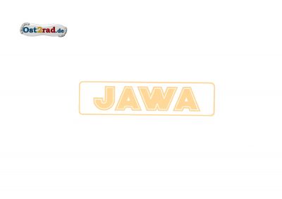 Sticker JAWA horizontally yellow