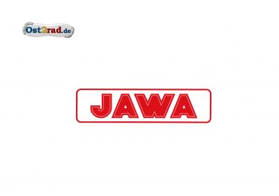 Sticker JAWA horizontally red