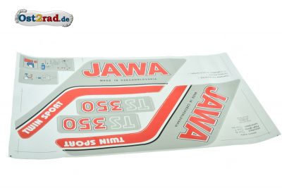 Jeu adhésifs JAWA TS 350 type 638 639