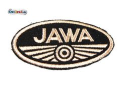 Patch Oval Jawa logo small black / brown