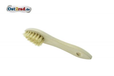 Brosse d'application Brosse de nettoyage avec manche en bois Moto Cyclomoteur 2,5x5cm