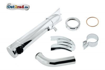 Kit échallement scooter IWL Wiesel ø30mm incl. protection thermique