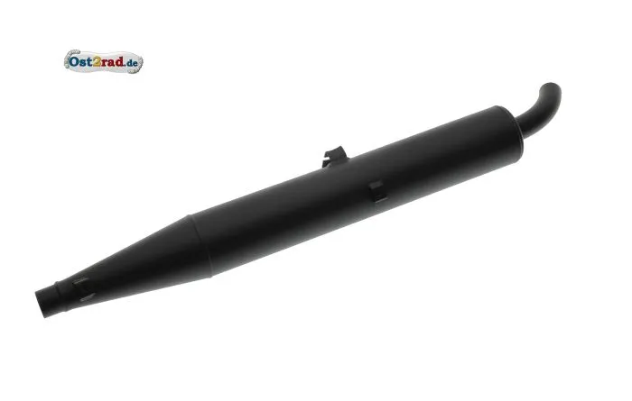 Auspuff kurz SIMSON S53 S83 ENDURO matt-schwarz Auspuff kurz SIMSON S53 S83 ENDURO matt-schwarz