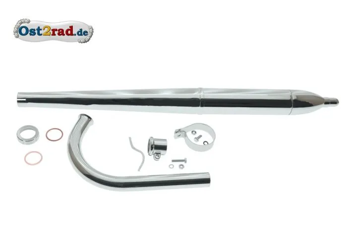 Auspuff SET 680mm Krümmer 260mm Simson SR1