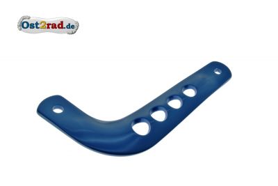 Retaining brace for exhaust S51 S70 Enduro Alu blue