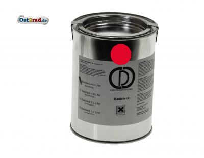 Peinture de base prête à l'emploi rouge origine MZ TS 125,150, 250, ES 250/2 0,5l