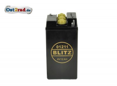 Batterie 6 V 12A passend für MZ SIMSON IWL Oldtimer (Preis zuzügl. Batteriepfand 7,50 ¤)