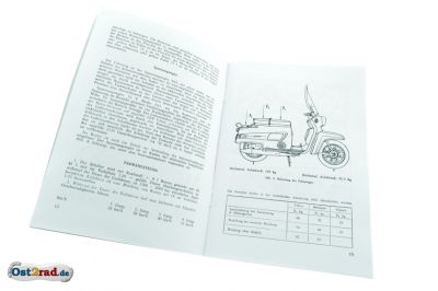 Bedienungsanleitung Motorroller Tatran S125 deutsch