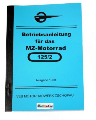 Guide book MZ motorcycle RT125 /2