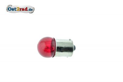 Bulb 12V 5W BA15s red