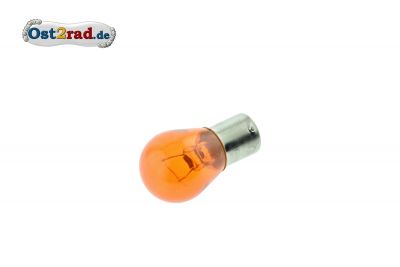 Birne ORANGE 12V 21W BA15s