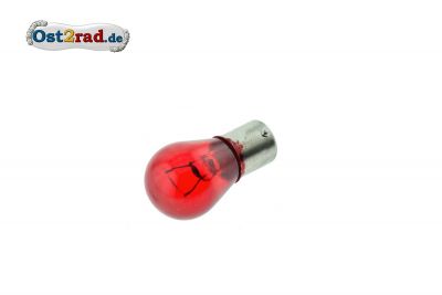 Bulb 12V 21W BA15s red